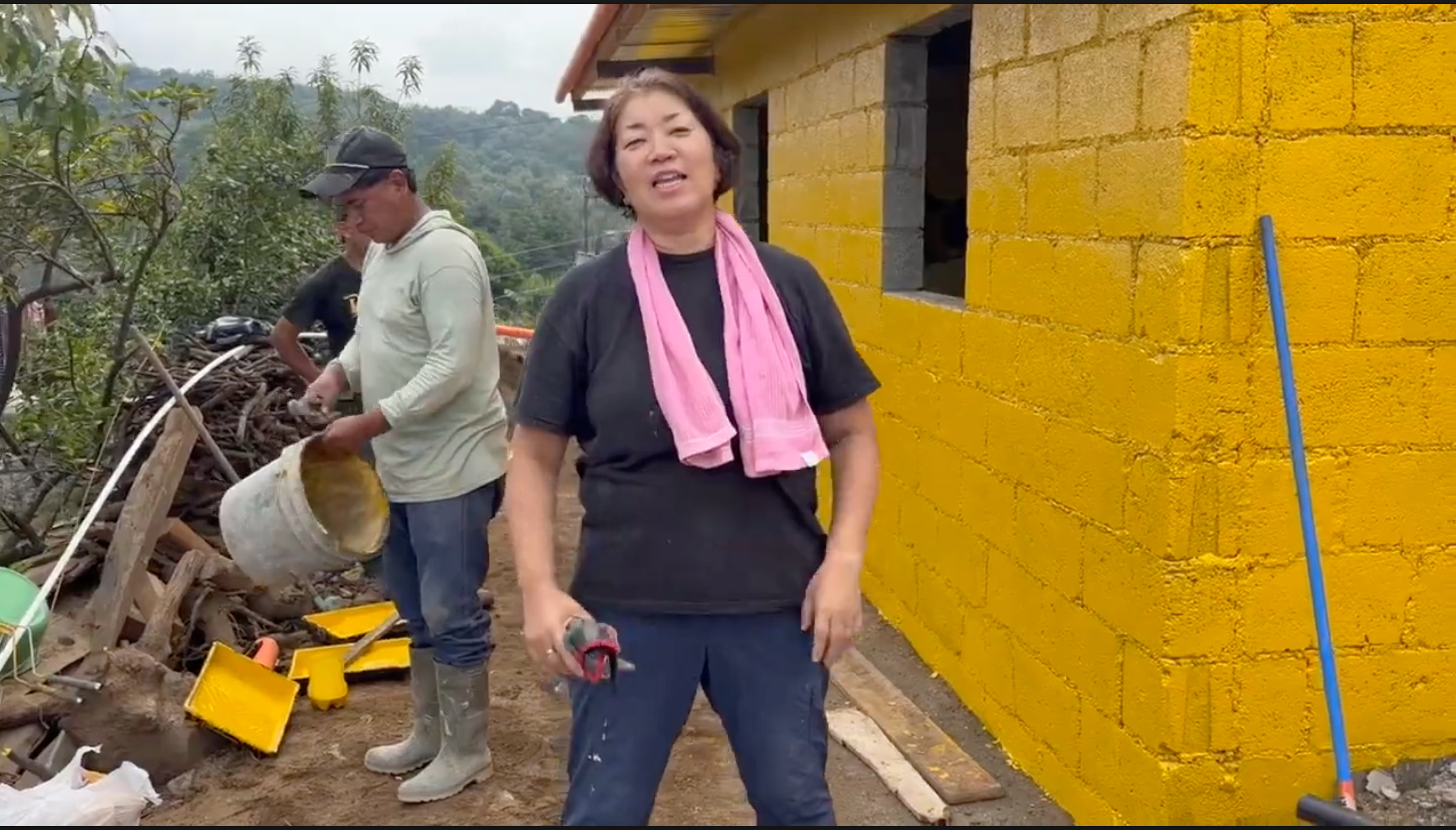MCC team member working at the Guatemala mission site