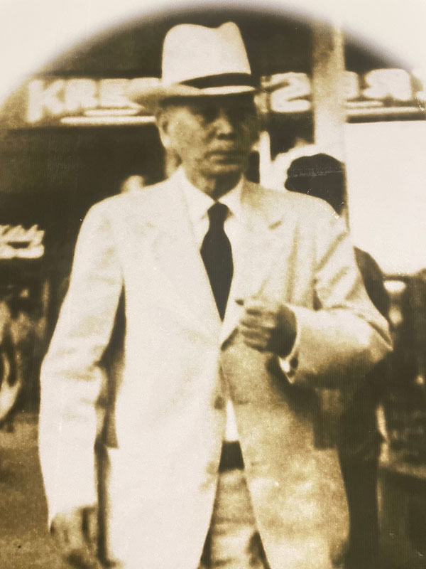 Takie Okumura in his early 20s after baptism