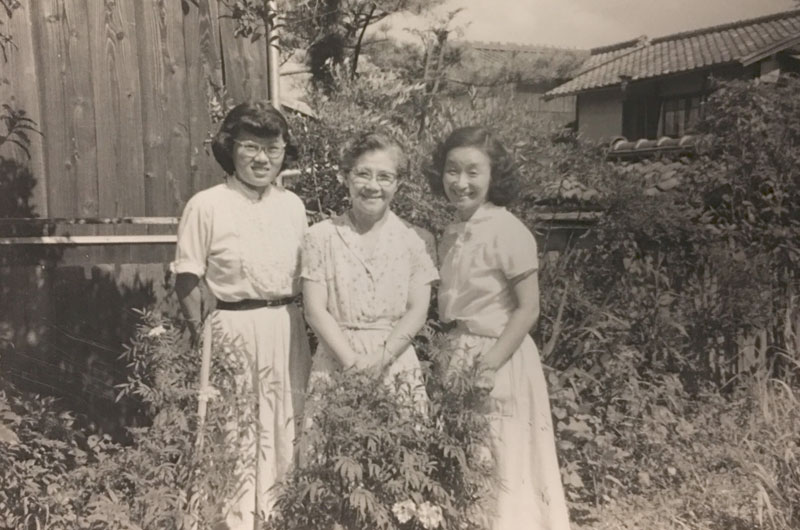 Mildred Kiyuna, Julia Motoyama, and Tamie Kawashima